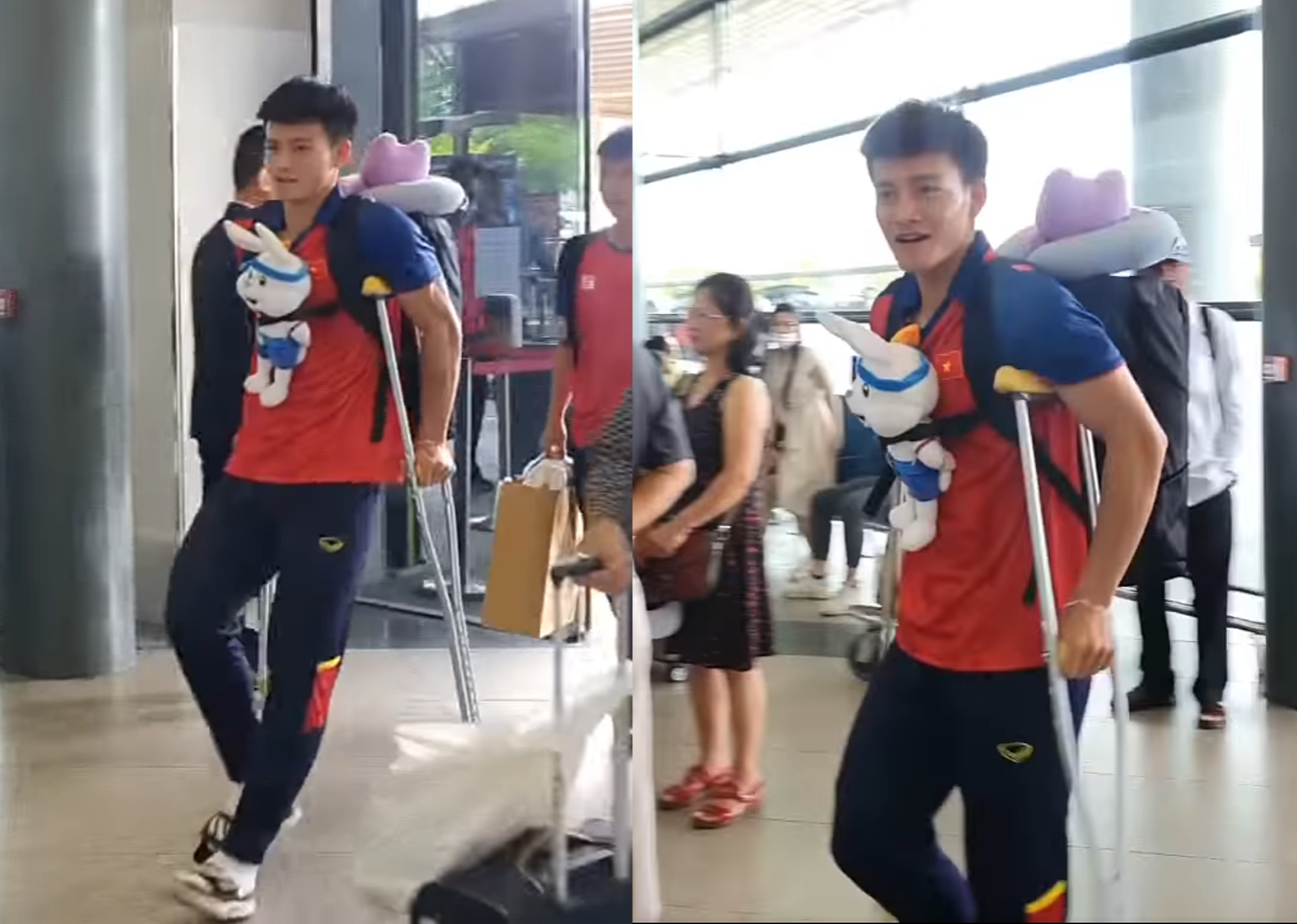 Hình ảnh Thanh Nhàn để linh vật SEA Games trước ngực nhận được nhiều lời khen từ CĐV Campuchia