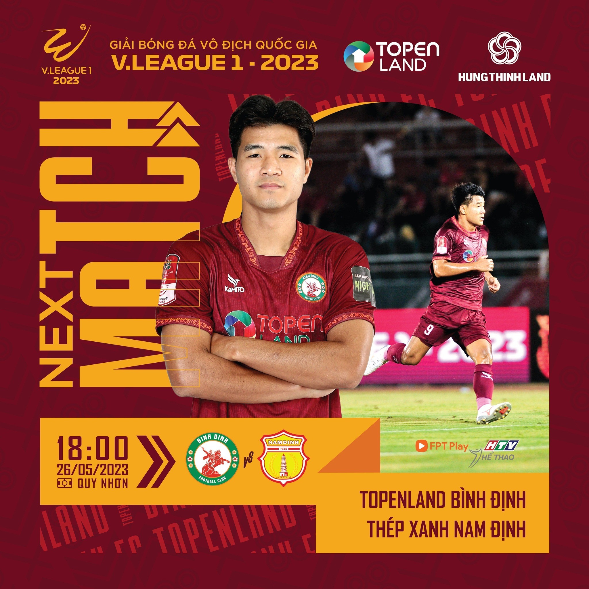 Nhận định Bình Định vs Nam Định (18h00 26/5/2023) vòng 9 V-League - Ảnh 1