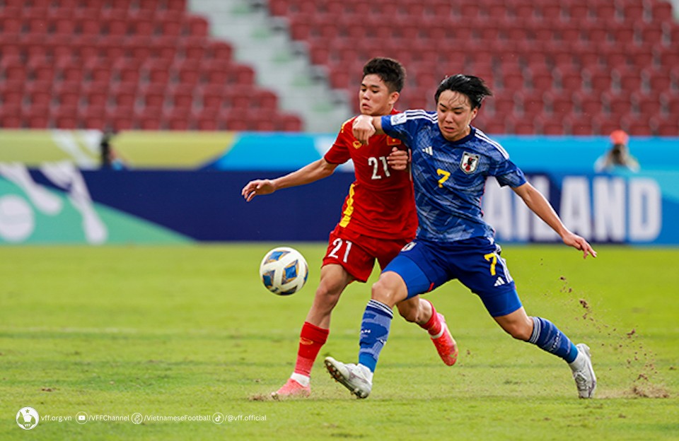 U17 Việt Nam không thể tạo bất ngờ trước U17 Nhật Bản