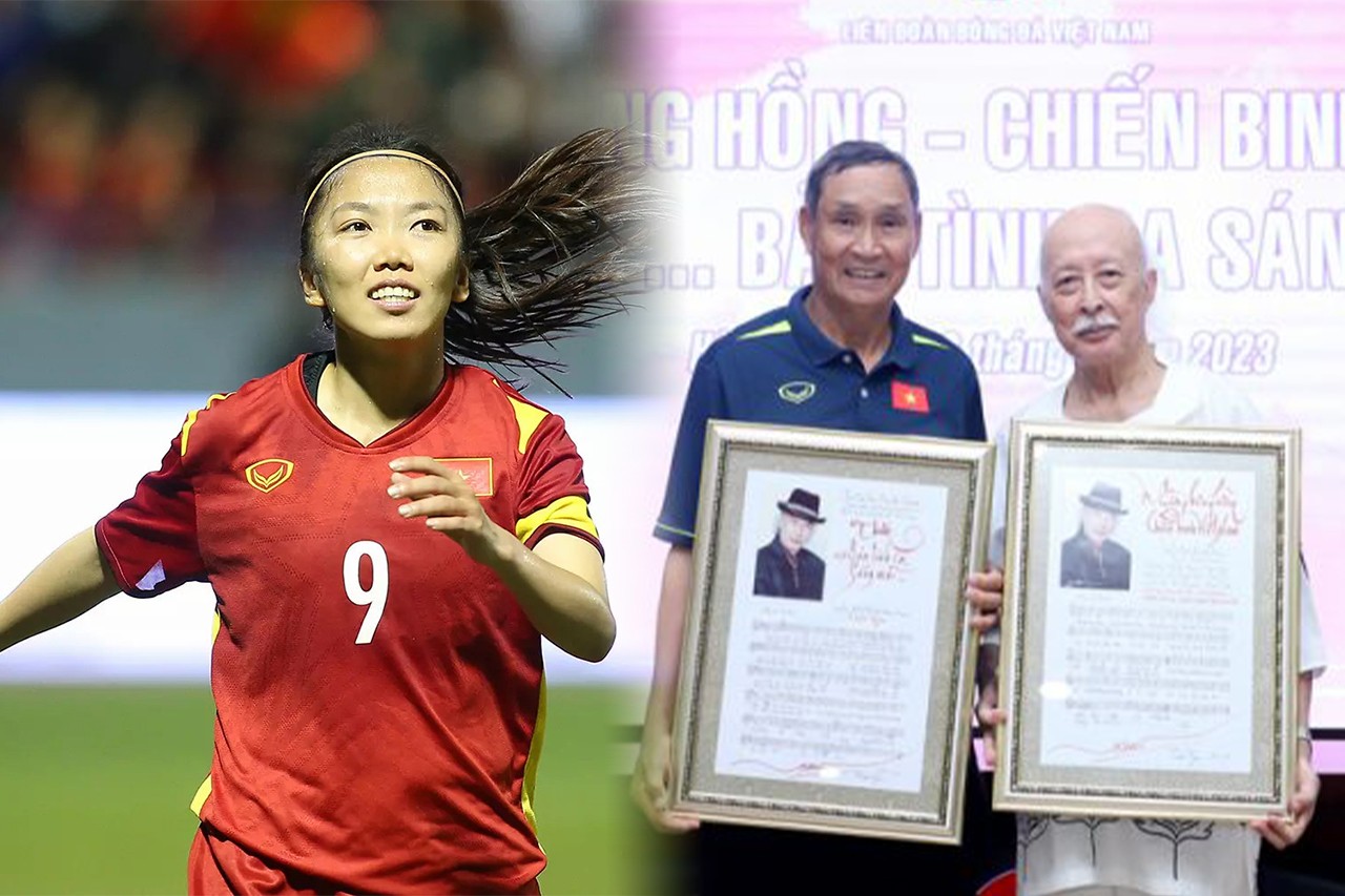 ĐT nữ Việt Nam nhận quà từ nhạc sỹ 80 tuổi, 2 trụ cột báo tin vui trước thềm World Cup 2023 - Ảnh 1 ĐT nữ Việt Nam nhận quà từ nhạc sỹ 80 tuổi, 2 trụ cột báo tin vui trước thềm World Cup 2023 - Ảnh 1