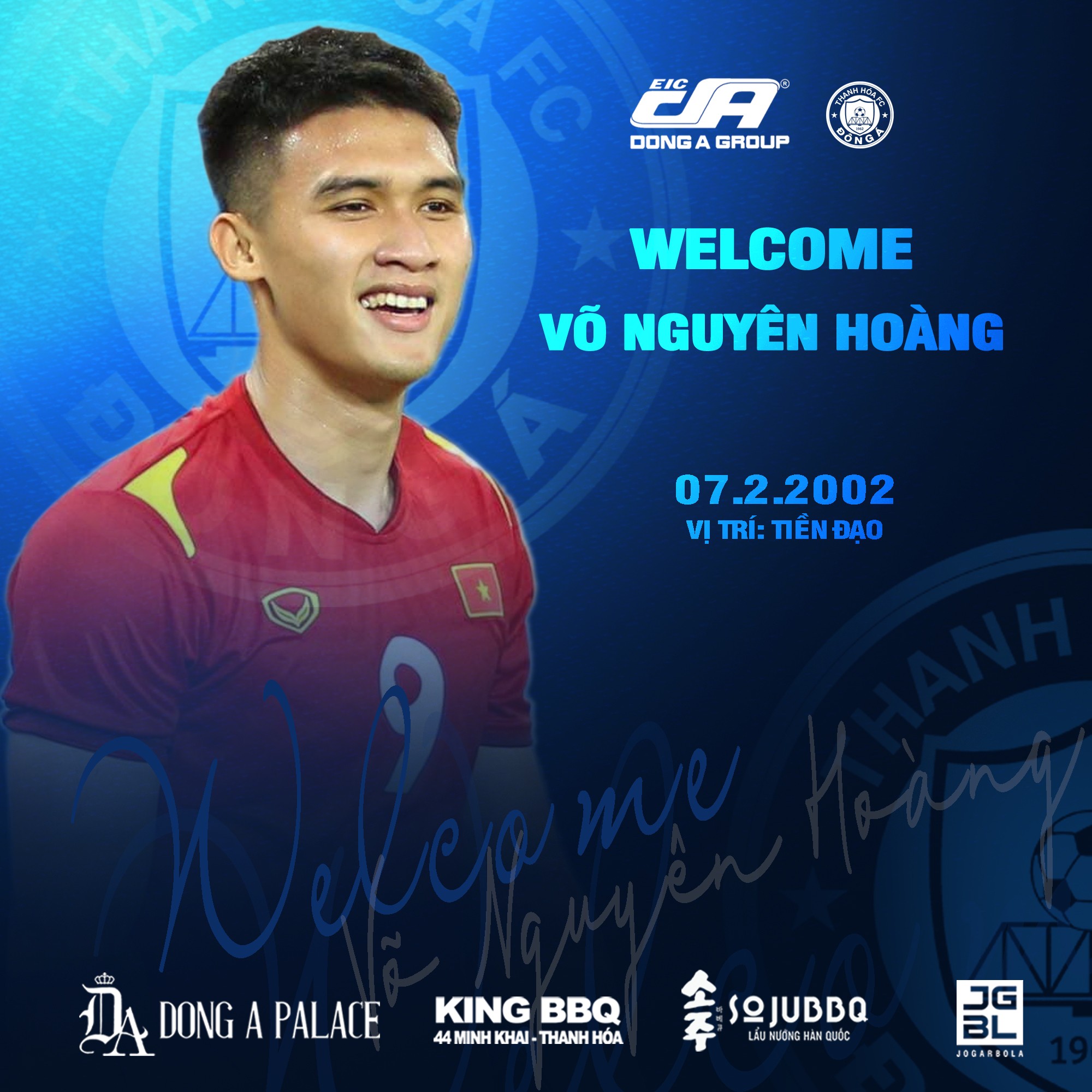 Võ Nguyên Hoàng thi đấu cho CLB Thanh Hóa ở giai đoạn 2 V-League 2023