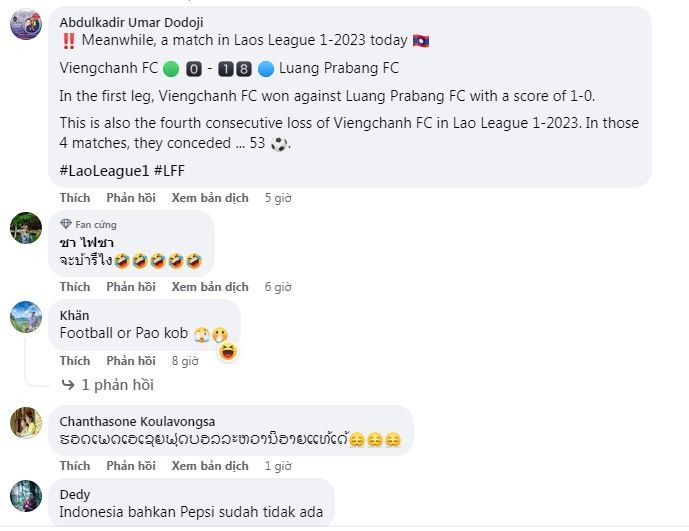 Đội bóng Đông Nam Á thủng lưới tới 58 bàn chỉ sau 5 trận - Ảnh 3 Đội bóng Đông Nam Á thủng lưới tới 58 bàn chỉ sau 5 trận - Ảnh 3