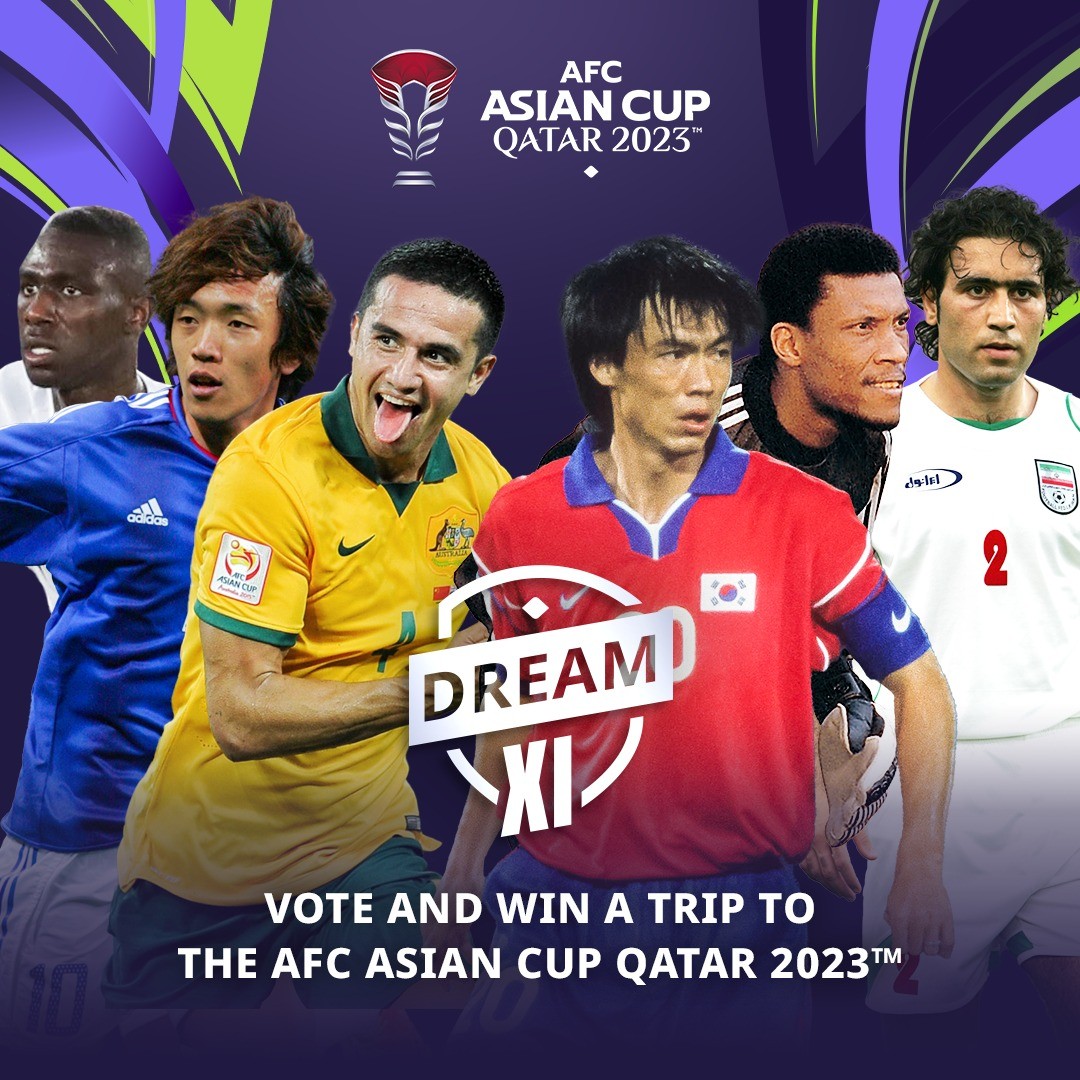 AFC sẽ kết thúc cuộc bình chọn đội hình xuất sắc nhất lịch sử Asian Cup vào ngày 30/7