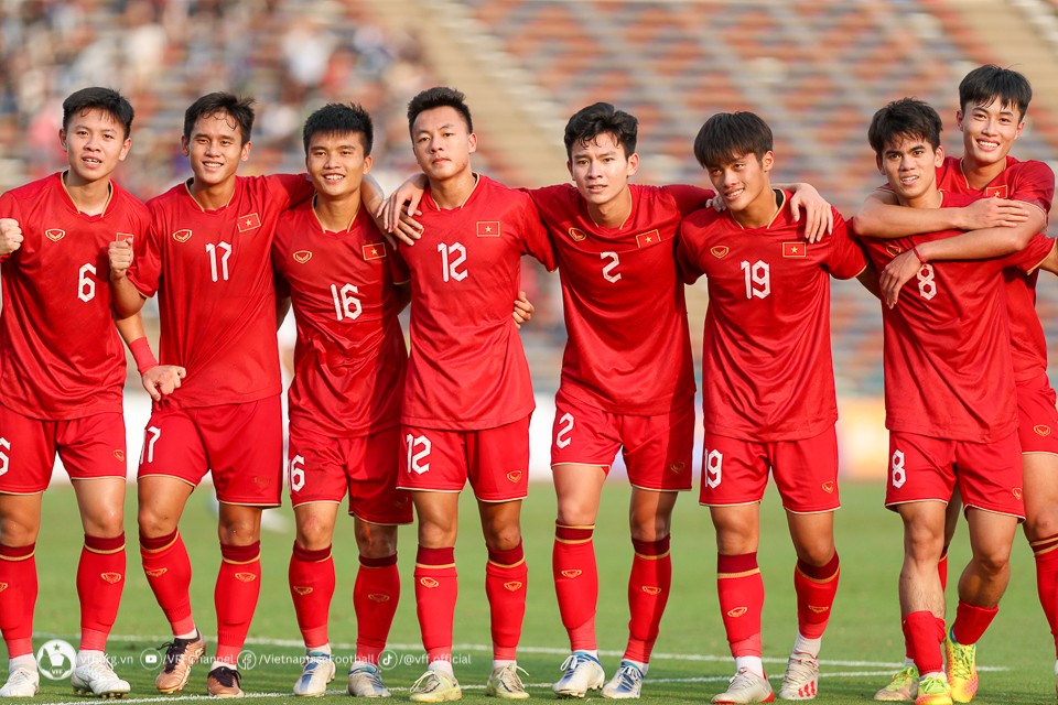 Danh sách U23 Việt Nam chuẩn bị cho giải U23 Đông Nam Á gồm nhiều cầu thủ thuộc lứa U20. Ảnh: Internet