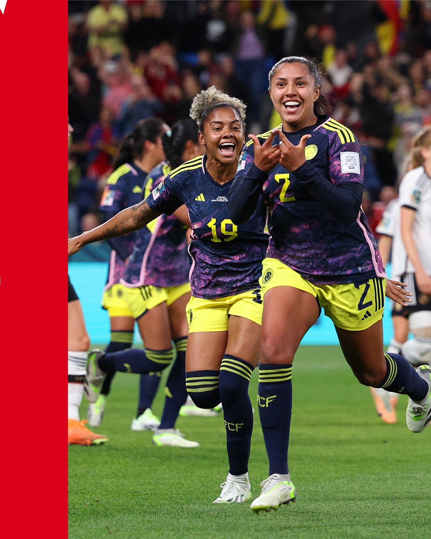 Tuyển nữ Colombia giành chiến thắng đầy kịch tính trước tuyển nữ Đức