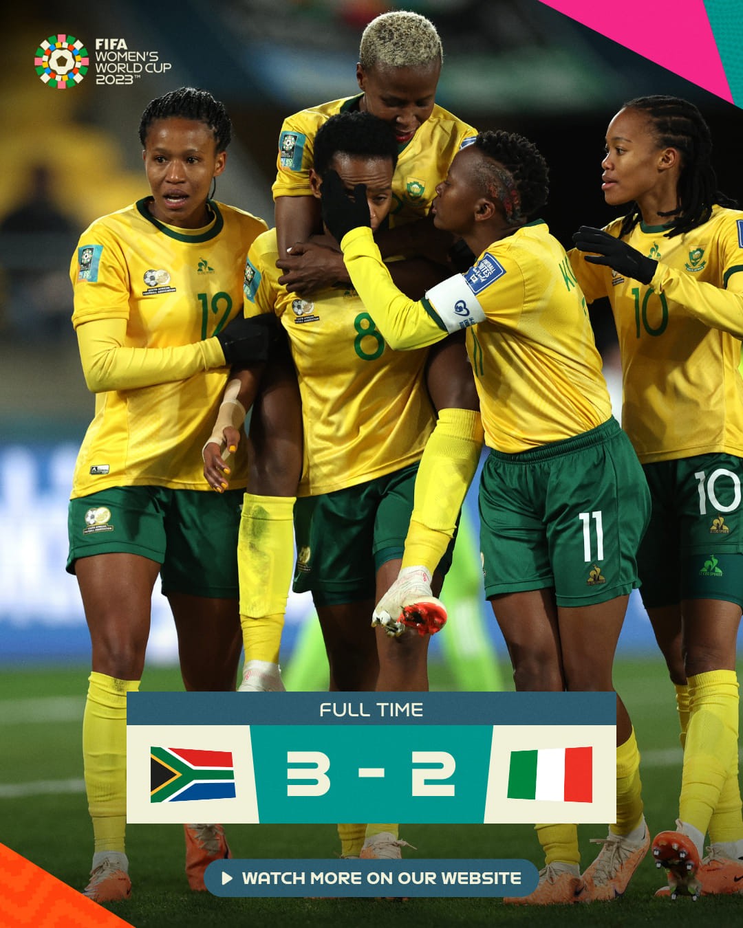 Đội bóng hạng 54 thế giới tạo 'địa chấn' tại World Cup nữ 2023 - Ảnh 2 Đội bóng hạng 54 thế giới tạo 'địa chấn' tại World Cup nữ 2023 - Ảnh 2