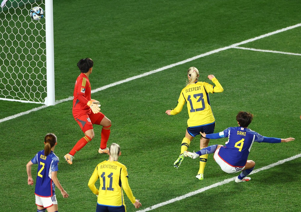 Để thua tuyển Thụy Điển, đại diện châu Á dừng bước tại tứ kết World Cup nữ 2023 - Ảnh 1 Để thua tuyển Thụy Điển, đại diện châu Á dừng bước tại tứ kết World Cup nữ 2023 - Ảnh 1