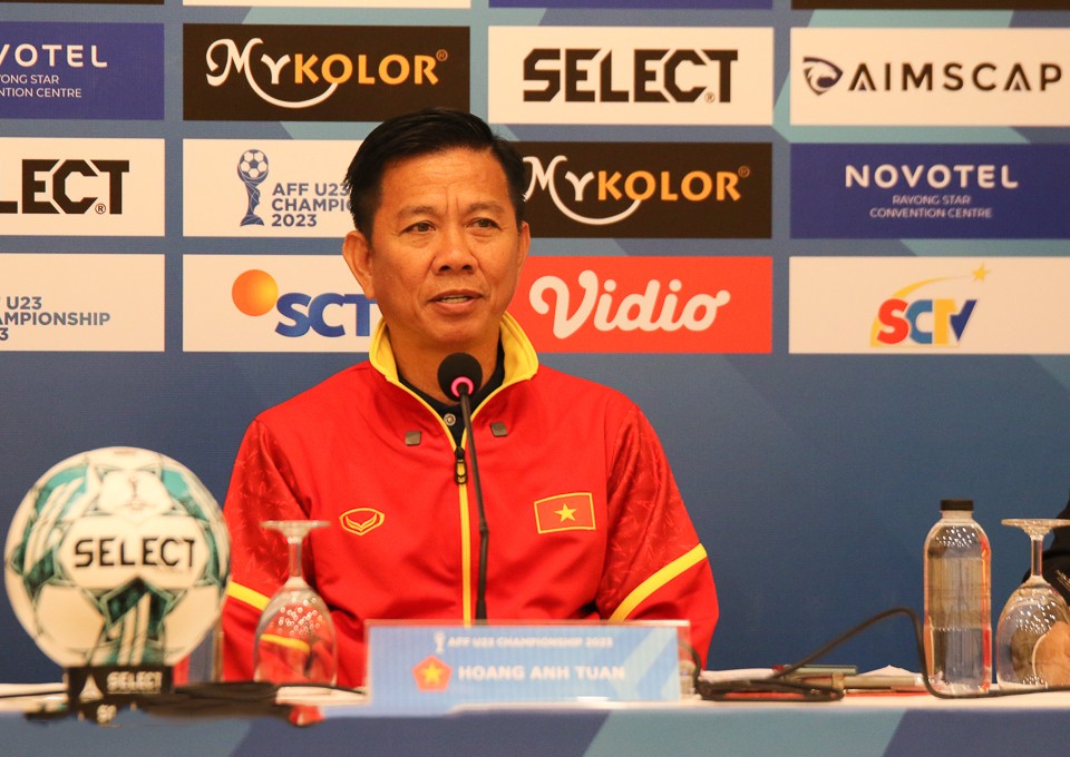 HLV Hoàng Anh Tuấn đặt mục tiêu vào chung kết giải U23 Đông Nam Á 2023