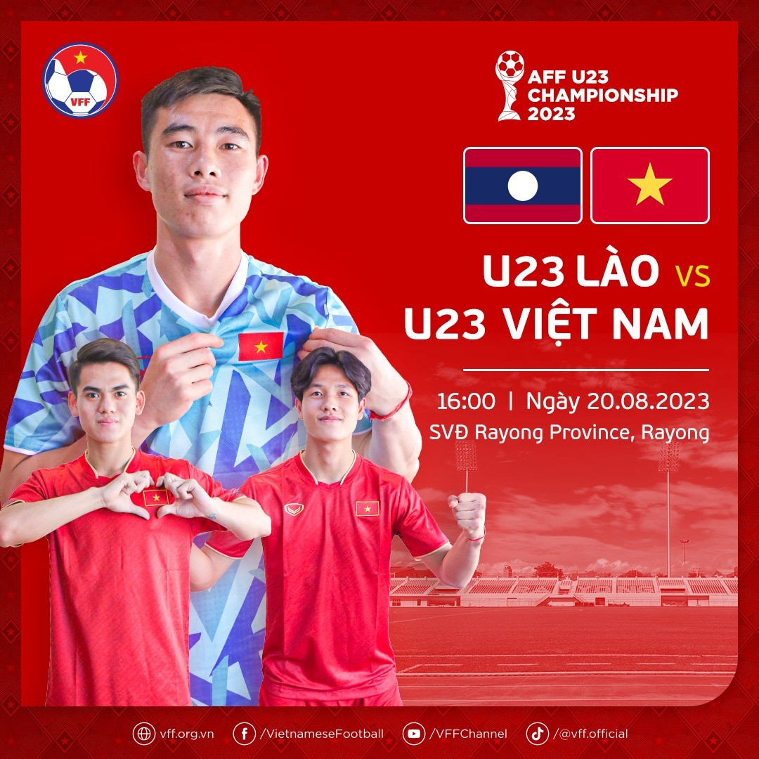 Xem trực tiếp U23 Việt Nam vs U23 Lào
