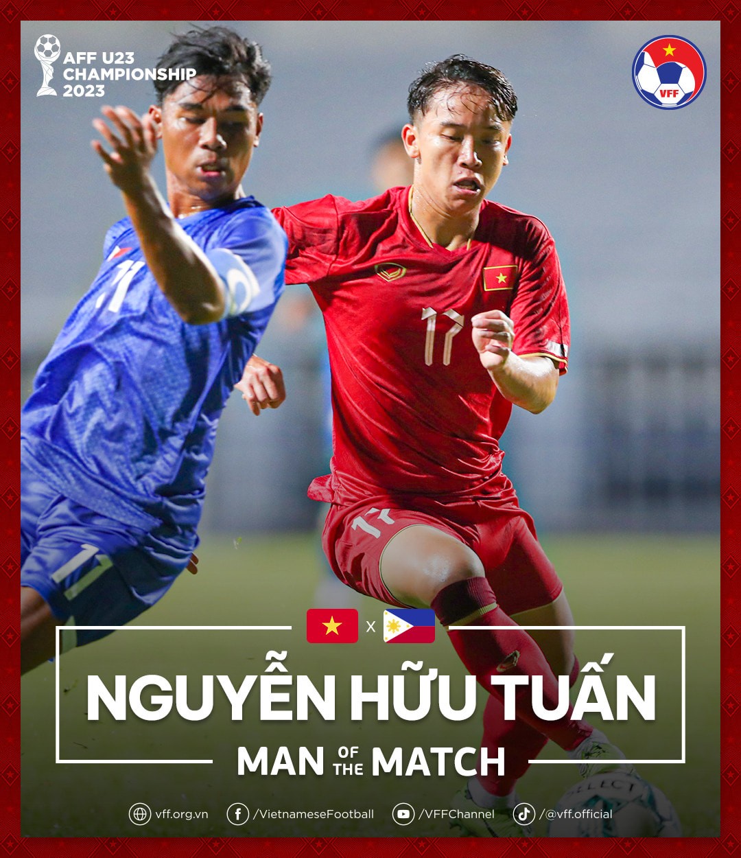 Xác định đối thủ của U23 Việt Nam tại bán kết giải U23 Đông Nam Á 2023 - Ảnh 1 Xác định đối thủ của U23 Việt Nam tại bán kết giải U23 Đông Nam Á 2023 - Ảnh 1