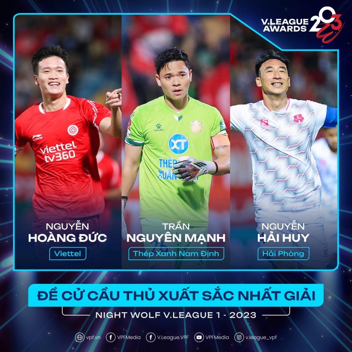 Danh sách 22 cầu thủ lọt vào đề cử Đội hình tiêu biểu V-League 2023 - Ảnh 2 Danh sách 22 cầu thủ lọt vào đề cử Đội hình tiêu biểu V-League 2023 - Ảnh 2