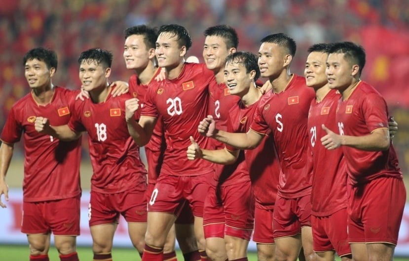 ĐT Việt Nam thăng tiến trên BXH FIFA sau trận thắng Palestine ĐT Việt Nam thăng tiến trên BXH FIFA sau trận thắng Palestine