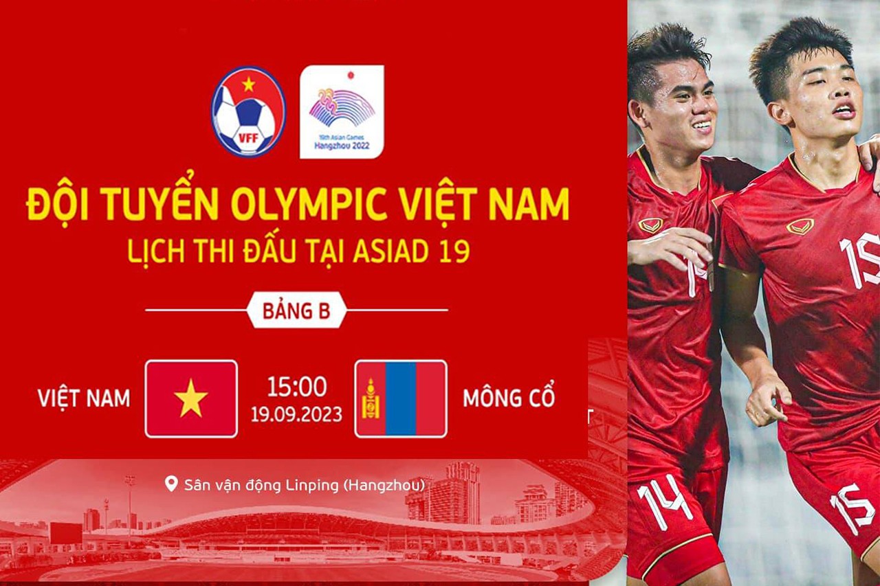 Xem trực tiếp Olympic Việt Nam vs Olympic Mông Cổ ở đâu, kênh nào? - Ảnh 1