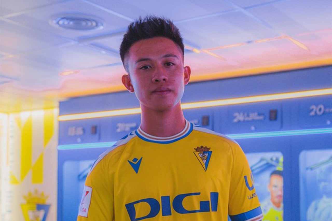 Vĩnh Nguyên ghi 4 bàn ở trận đấu tập nội bộ củac U18 Cadiz CF