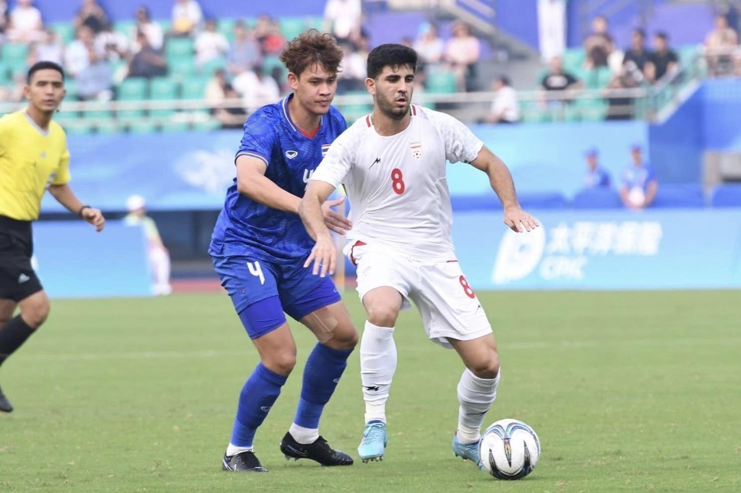 Olympic Thái Lan dừng bước trước Iran