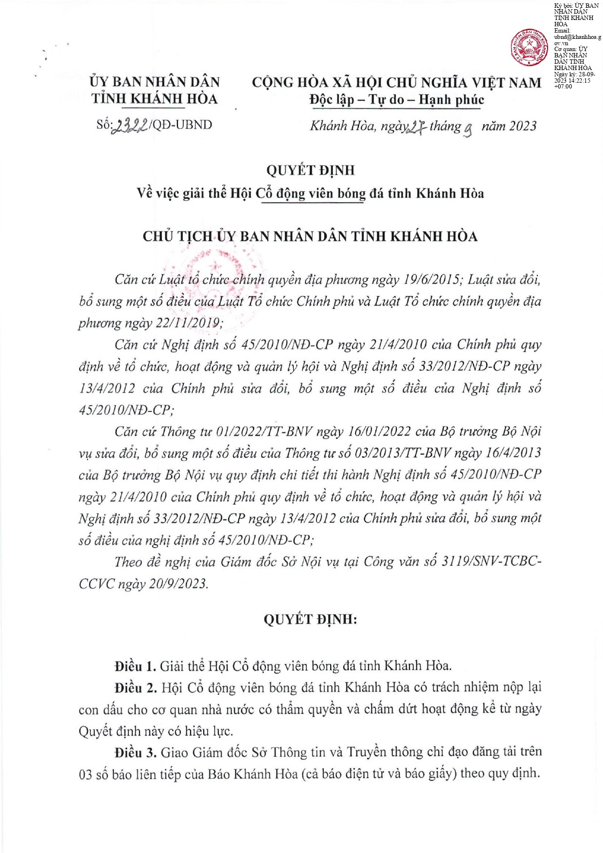 Hội CĐV bóng đá Khánh Hòa bất ngờ giải thể, NHM không khỏi xót xa - Ảnh 1