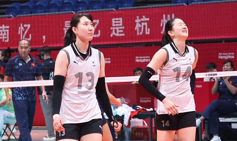 Tuyển bóng chuyền nữ Hàn Quốc đứng trước nguy cơ bị loại sau trận thua Việt Nam Tuyển bóng chuyền nữ Hàn Quốc đứng trước nguy cơ bị loại sau trận thua Việt Nam