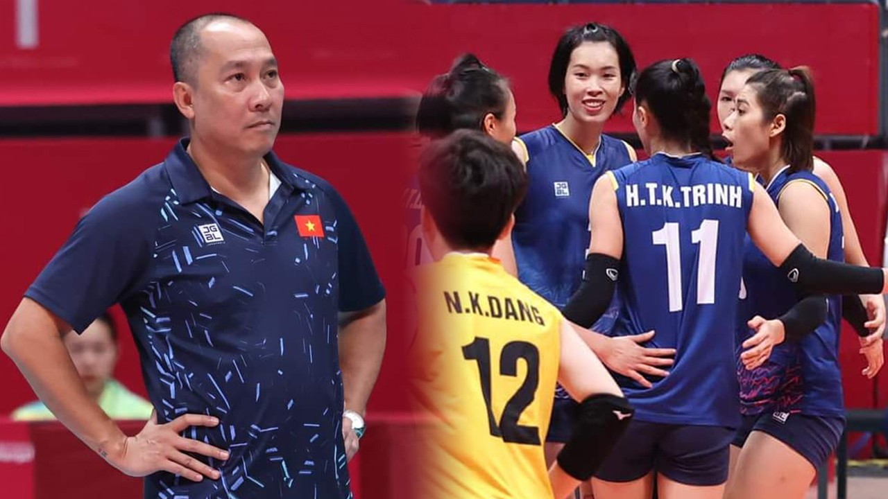 HLV Nguyễn Tuấn Kiệt đặt mục tiêu đánh bại tuyển bóng chuyền nữ Triều Tiên