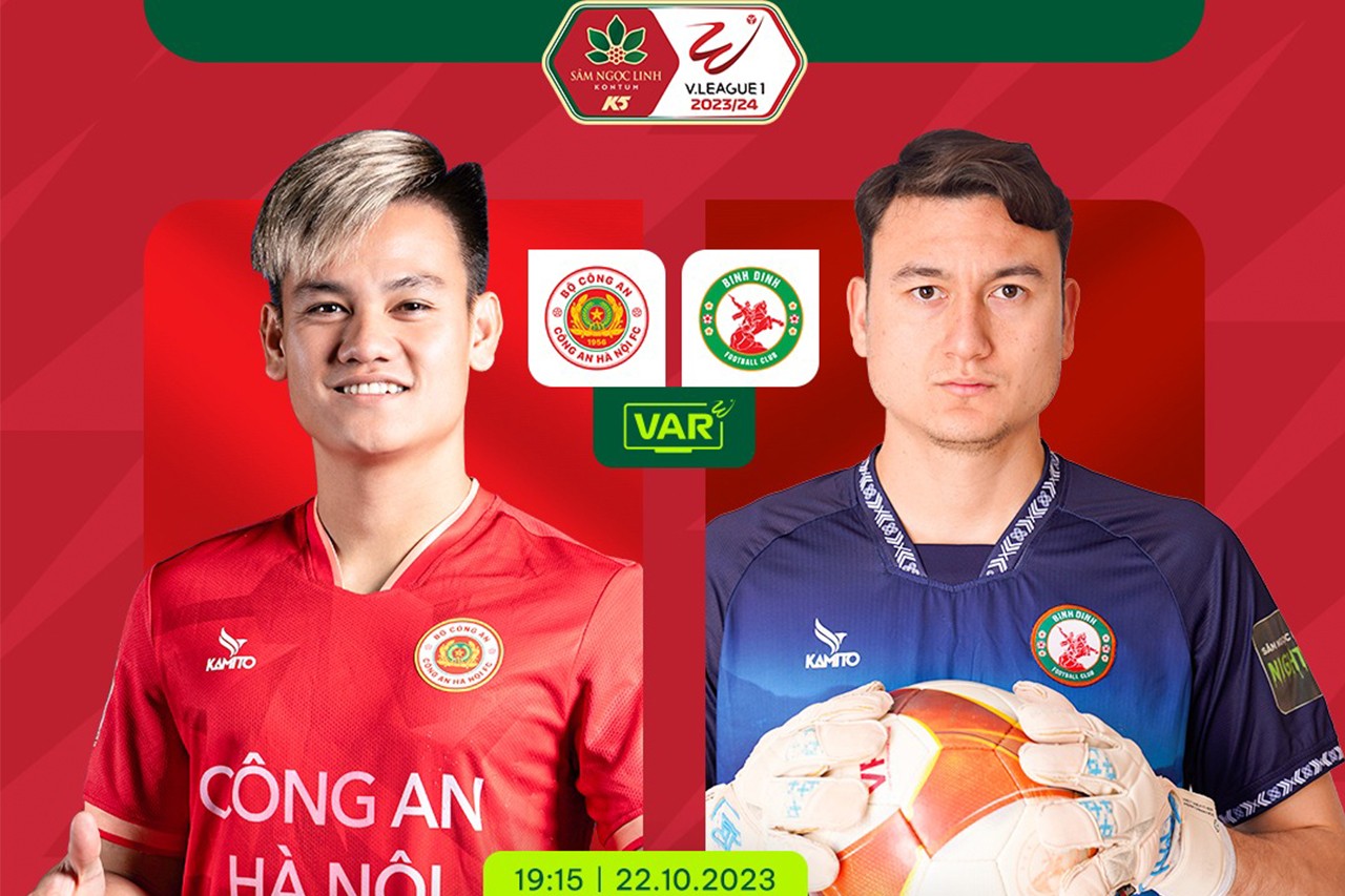 Link xem trực tiếp CLB CAHN vs Bình Định 19h15 ngày 22/10 V-League 2023/2024 - Ảnh 1 Link xem trực tiếp CLB CAHN vs Bình Định 19h15 ngày 22/10 V-League 2023/2024 - Ảnh 1