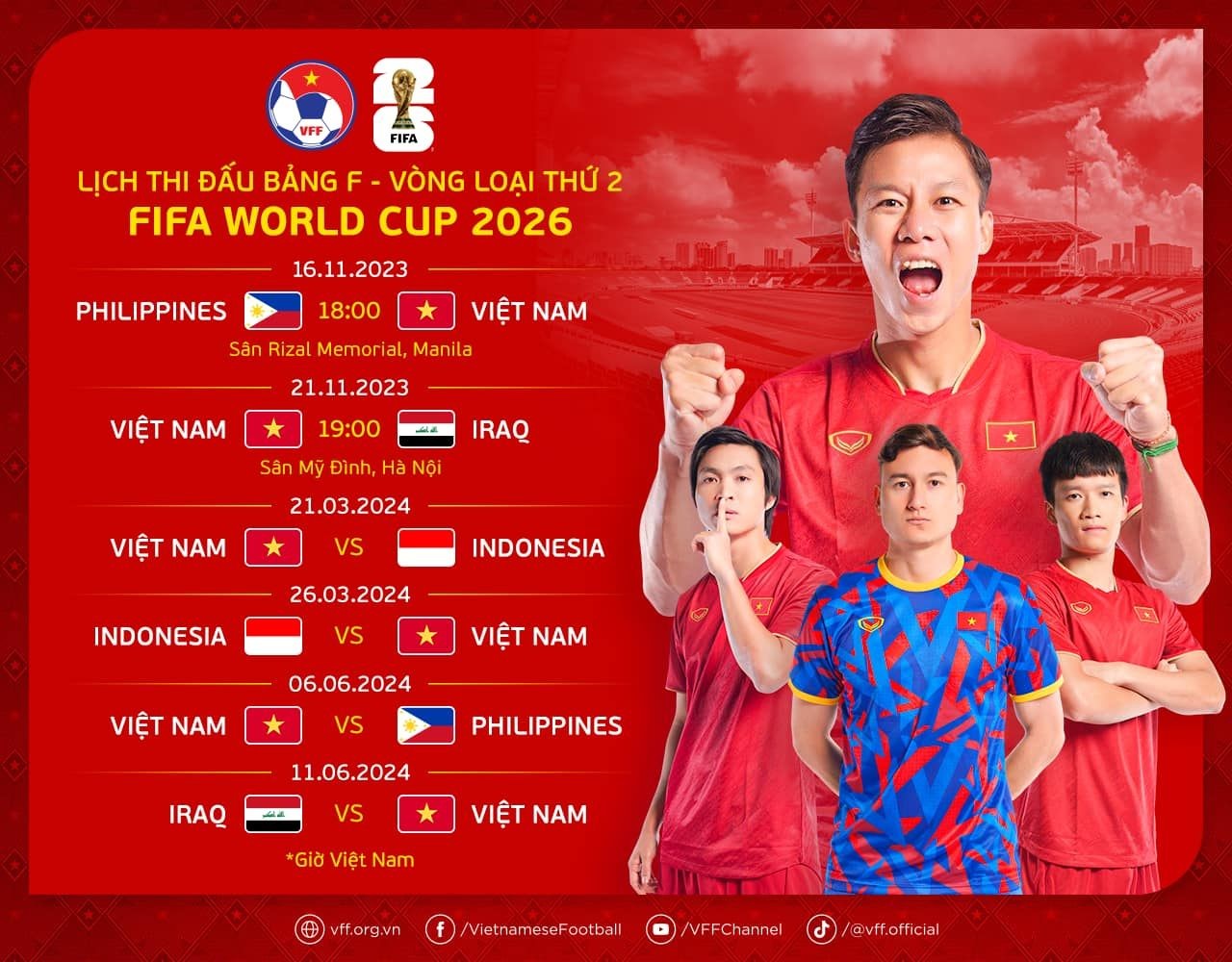 Lộ diện trọng tài bắt trận tuyển Việt Nam vs Philippines tại vòng loại World Cup - Ảnh 1