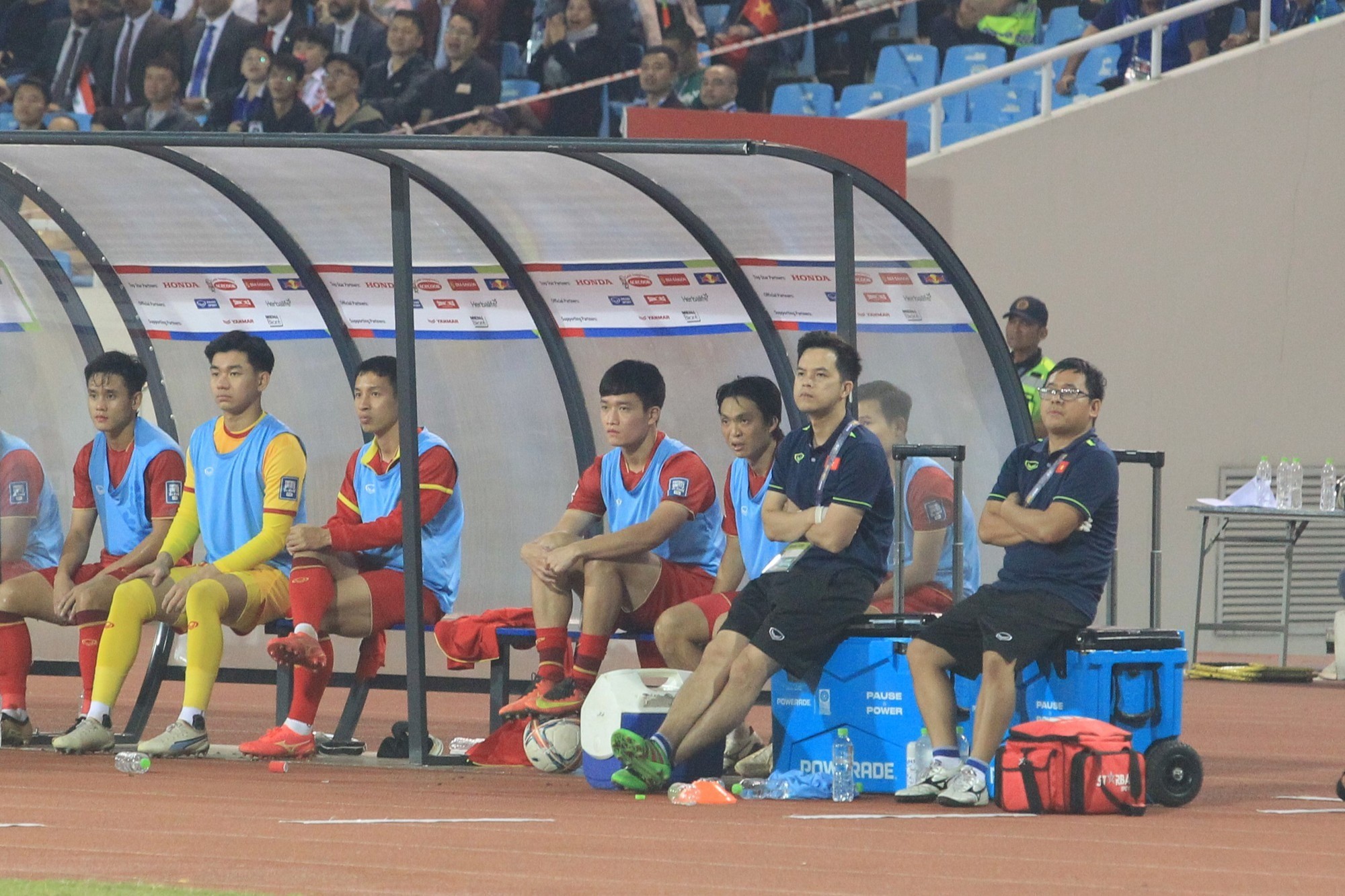 Hoàng Đức không được đá chính ở cả 2 lượt trận vòng loại World Cup 2026 của tuyển Việt Nam. Ảnh: Internet