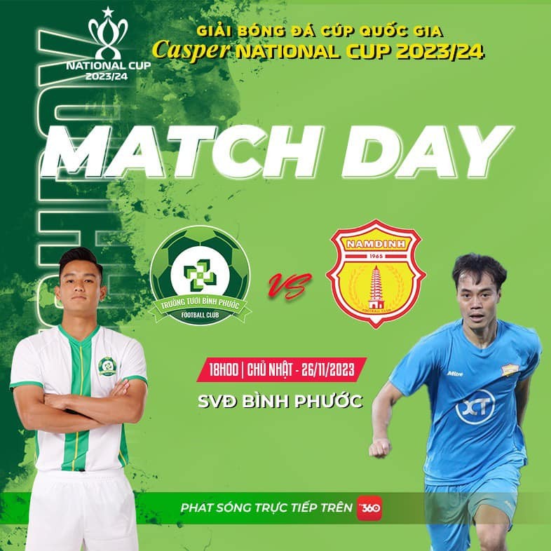 Nhận định Cup QG 2023/24, Bình Phước vs Nam Định (18h00 ngày 26/11) - Ảnh 2 Nhận định Cup QG 2023/24, Bình Phước vs Nam Định (18h00 ngày 26/11) - Ảnh 2
