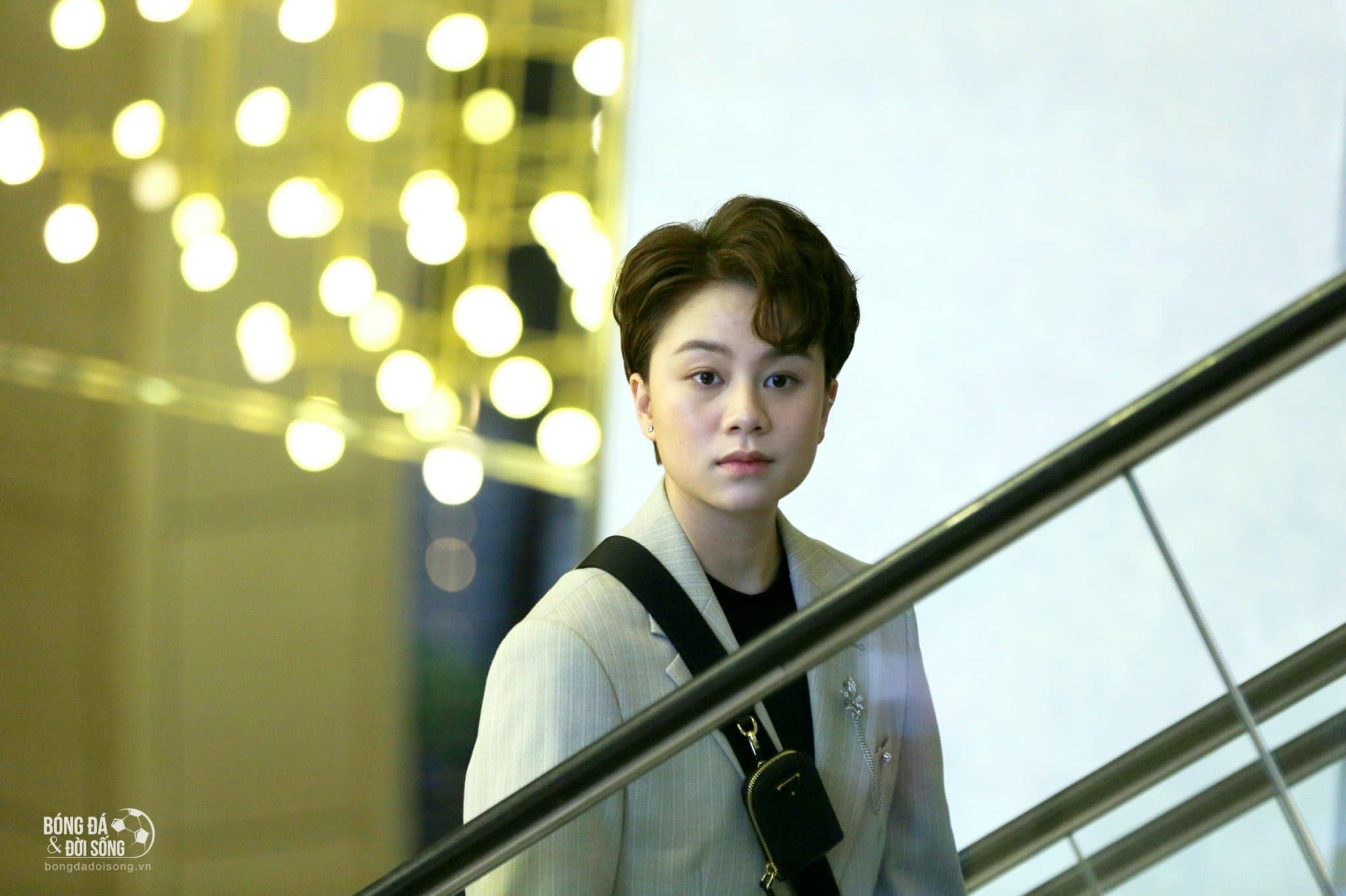 Diễn viên Bảo Hân (Phim về nhà đi con) có mặt để chúc phúc cho Đoàn Văn Hậu và Doãn Hải My