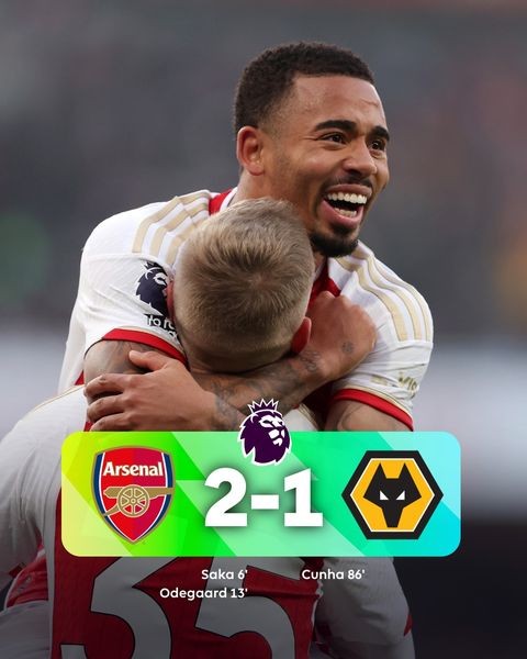 Bảng xếp hạng vòng 14 Ngoại hạng Anh 2023/24: Arsenal củng cố ngôi đầu, Man City mất điểm - Ảnh 8 Bảng xếp hạng vòng 14 Ngoại hạng Anh 2023/24: Arsenal củng cố ngôi đầu, Man City mất điểm - Ảnh 8