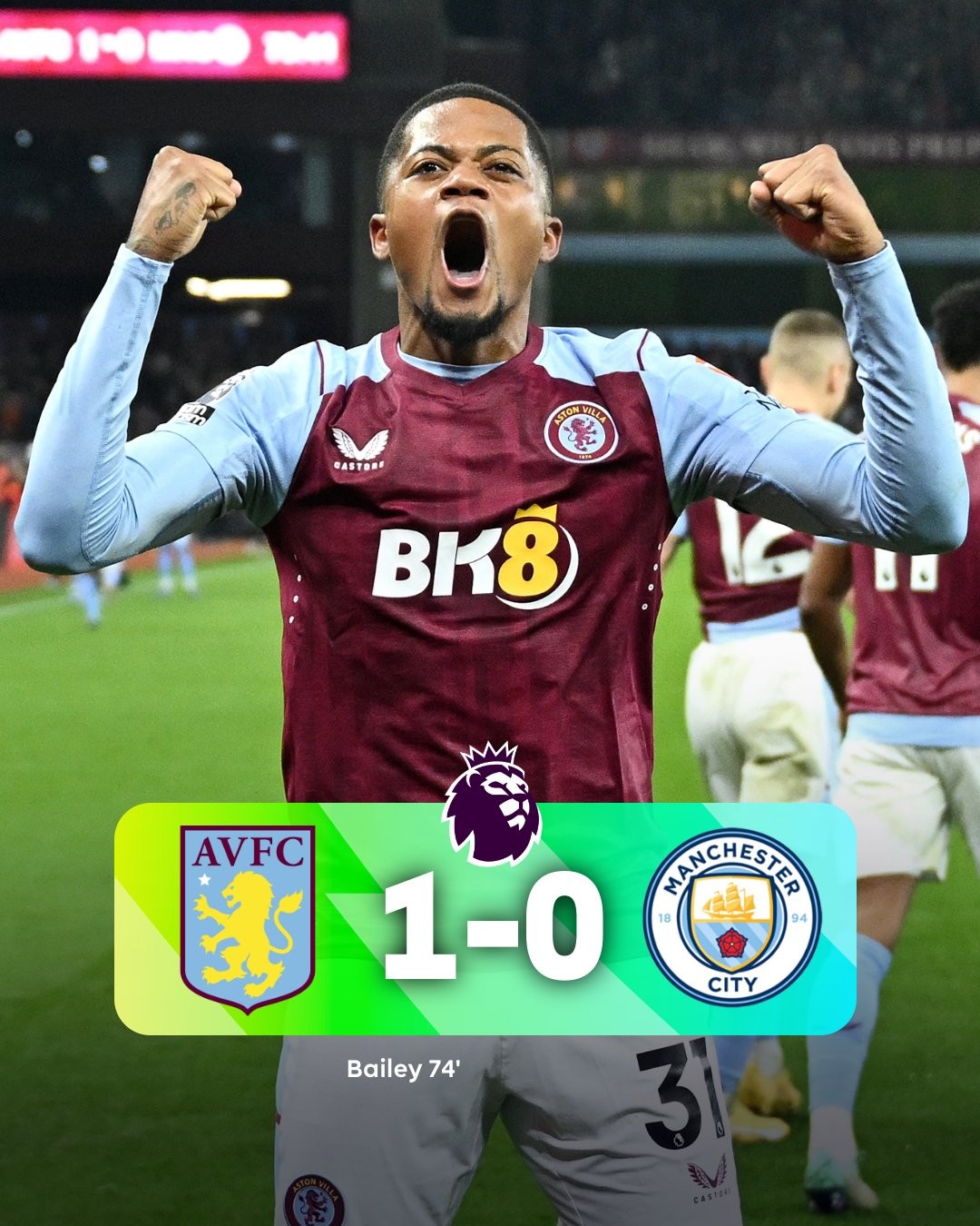 Bảng xếp hạng vòng 15 Ngoại hạng Anh mới nhất: Man City thua sốc, MU thắng thuyết phục - Ảnh 2