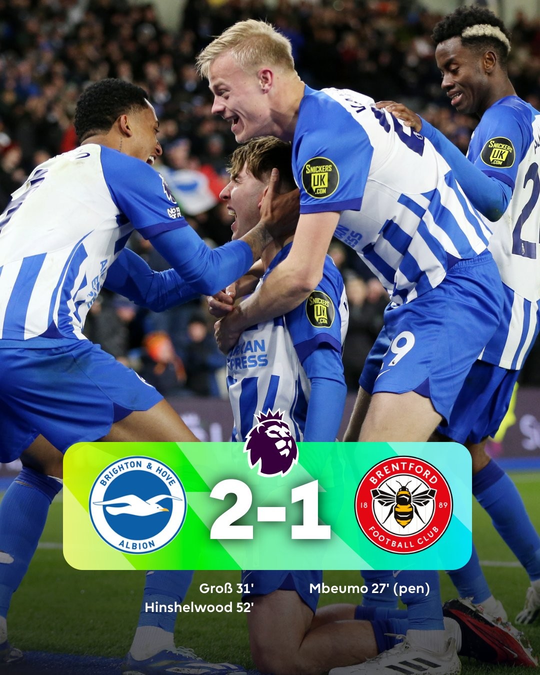 Bảng xếp hạng vòng 15 Ngoại hạng Anh mới nhất: Man City thua sốc, MU thắng thuyết phục - Ảnh 9