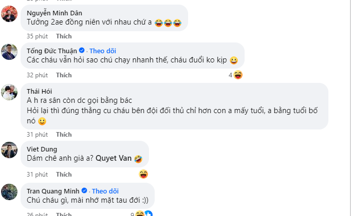 BCDM để lại bình luận dưới bài đăng của Văn Quyết. Ảnh: Chụp màn hình BCDM để lại bình luận dưới bài đăng của Văn Quyết. Ảnh: Chụp màn hình