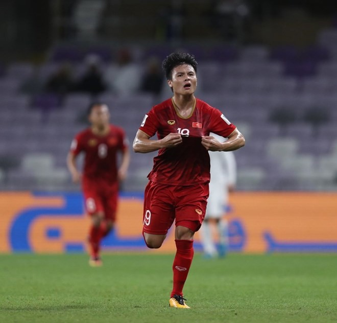 AFC nhắc lại siêu phẩm của Quang Hải tại Asian Cup 2019. Ảnh: Internet AFC nhắc lại siêu phẩm của Quang Hải tại Asian Cup 2019. Ảnh: Internet