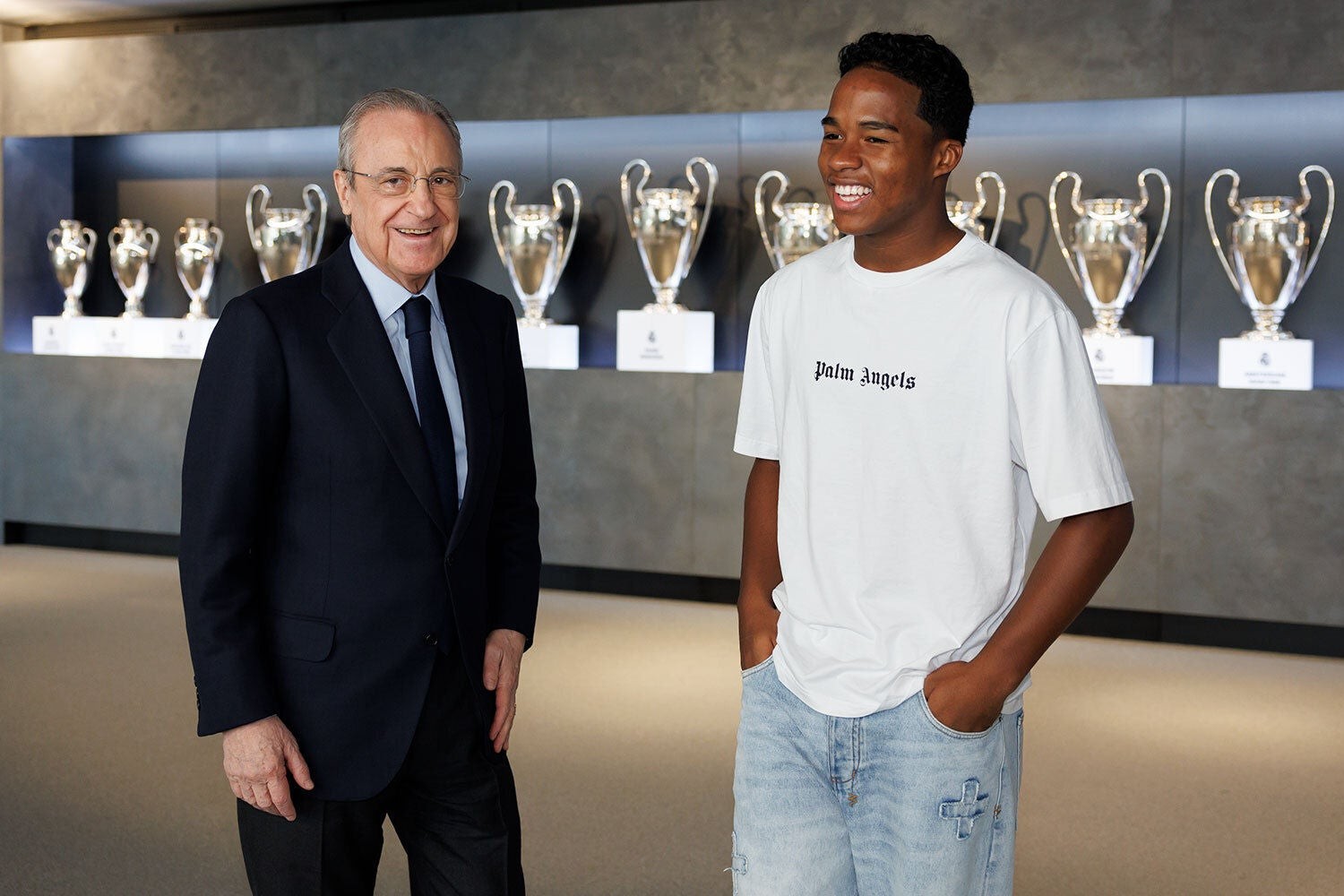 Endrick đặt mục tiêu vô địch 5 Cup C1 châu Âu cùng 10 La Liga với Real Madird. Ảnh: Internet