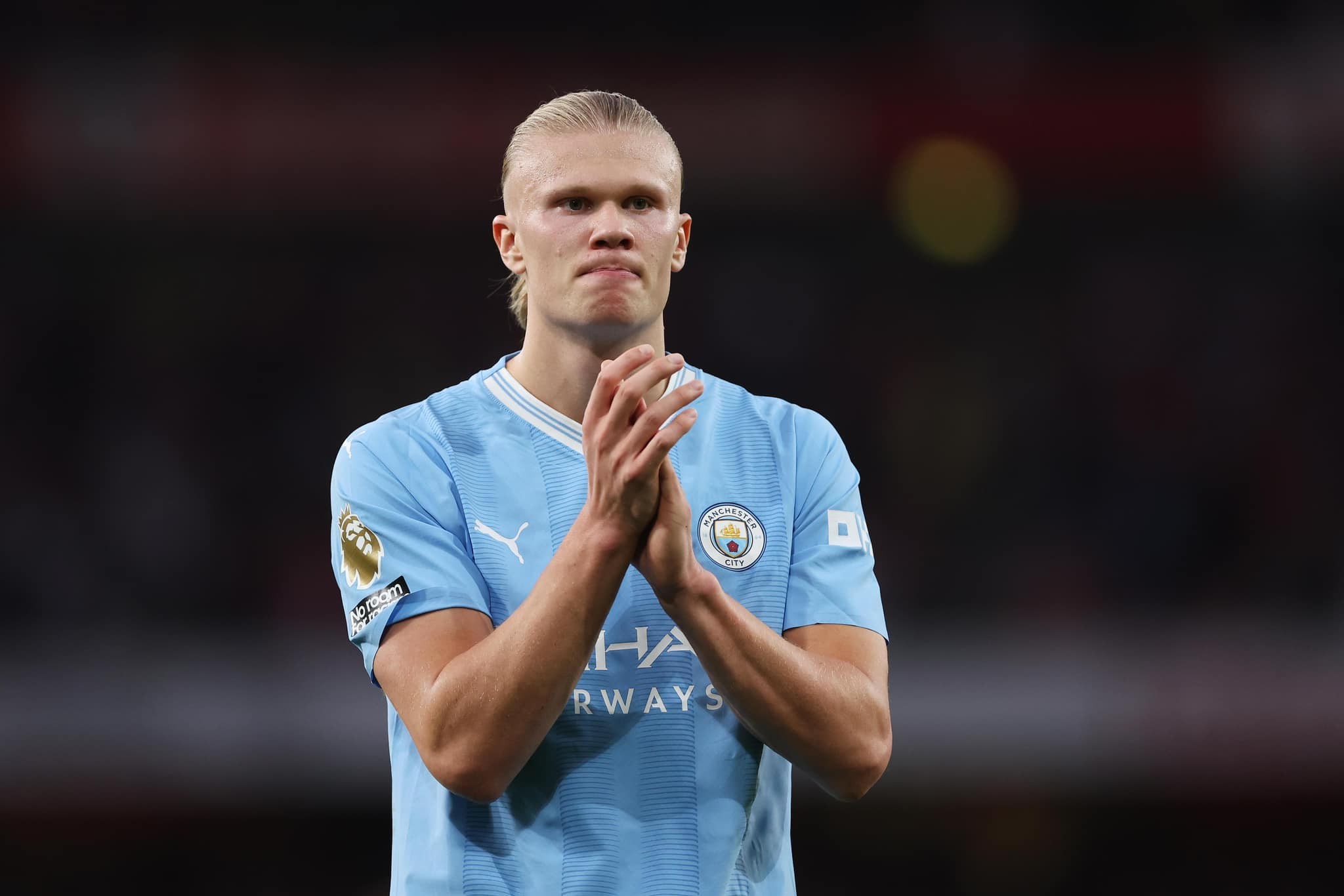 Erling Haaland đã giành hầu hết vinh quang trong năm 2023 cùng Man City và phá hàng loạt kỷ lục tại Premier League, Champions League. Không cầu thủ nào xứng đáng hơn ngôi sao người Na Uy ở vị trí này