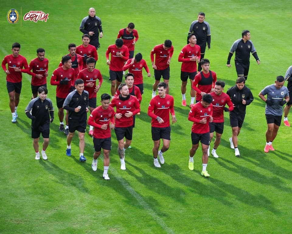 Tuyển Indonesia đang tập huấn tại Thổ Nhĩ Kỳ nhằm chuẩn bị cho Asian Cup 2023. Ảnh: Internet Tuyển Indonesia đang tập huấn tại Thổ Nhĩ Kỳ nhằm chuẩn bị cho Asian Cup 2023. Ảnh: Internet