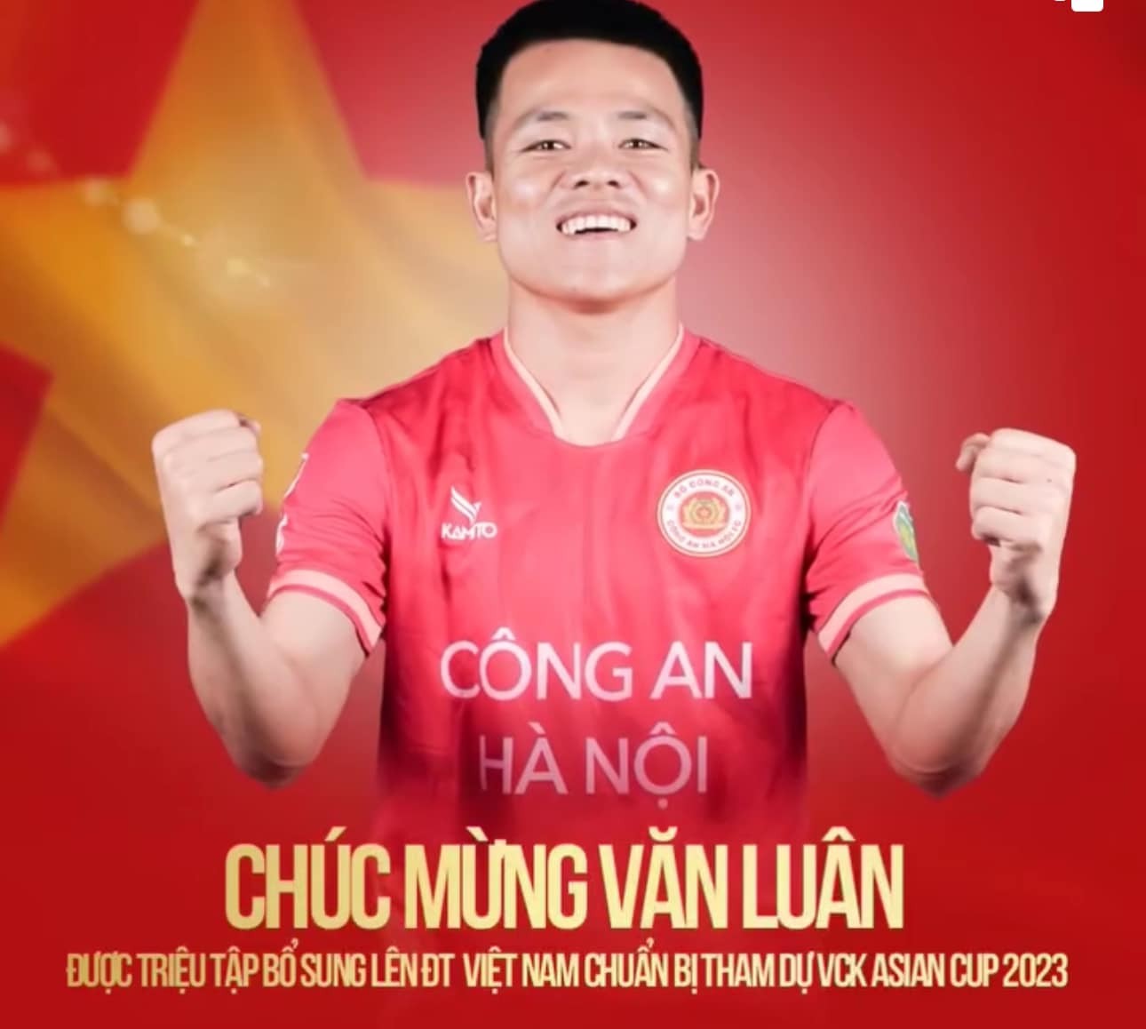 Văn Luân được triệu tập bổ sung vào danh sách tuyển Việt Nam. Ảnh: Internet Văn Luân được triệu tập bổ sung vào danh sách tuyển Việt Nam. Ảnh: Internet