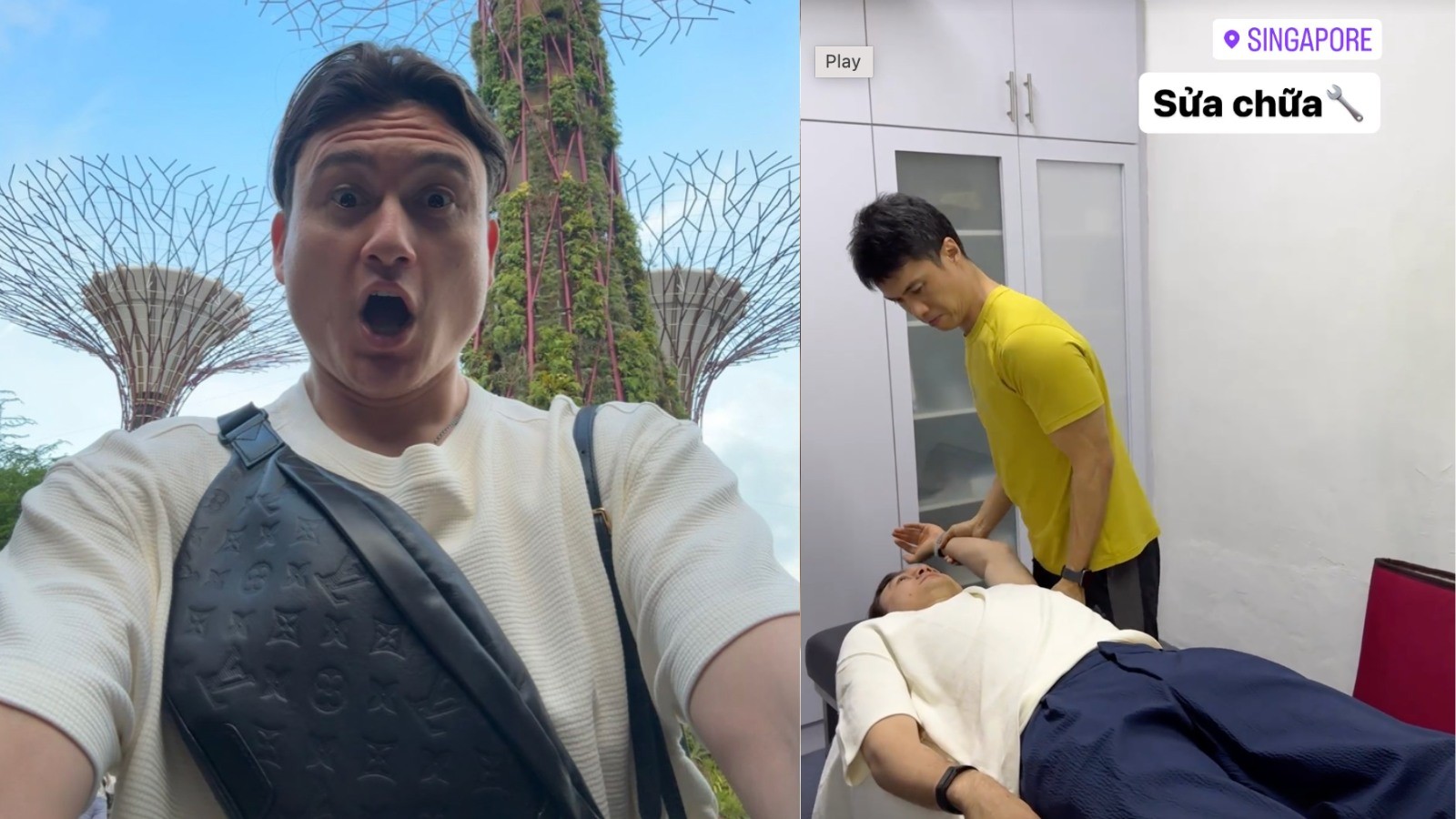 Văn Lâm sang Singapore điều trị chấn thương. Ảnh: Internet