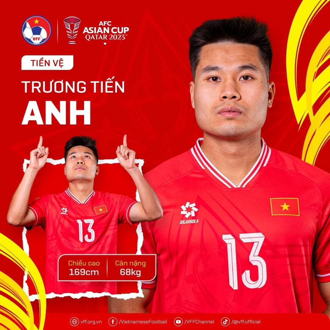 10 tuyển thủ Việt Nam sở hữu chiều cao trên 1m8 tham dự Asian Cup 2023 - Ảnh 13 10 tuyển thủ Việt Nam sở hữu chiều cao trên 1m8 tham dự Asian Cup 2023 - Ảnh 13