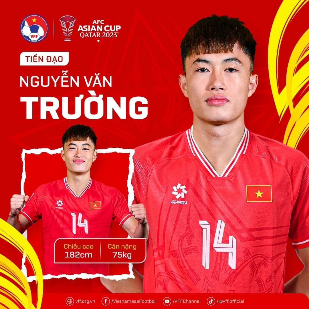 10 tuyển thủ Việt Nam sở hữu chiều cao trên 1m8 tham dự Asian Cup 2023 - Ảnh 14 10 tuyển thủ Việt Nam sở hữu chiều cao trên 1m8 tham dự Asian Cup 2023 - Ảnh 14