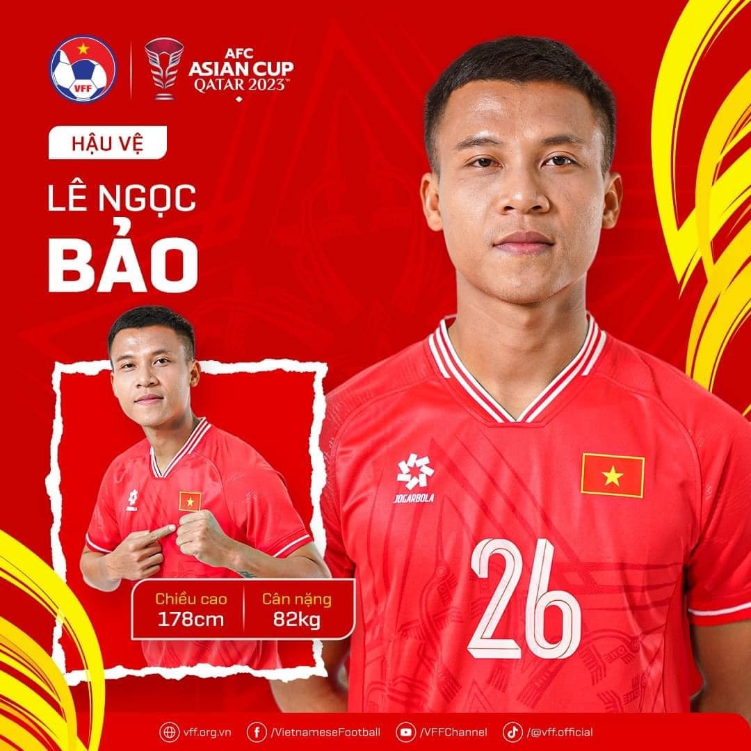 10 tuyển thủ Việt Nam sở hữu chiều cao trên 1m8 tham dự Asian Cup 2023 - Ảnh 26 10 tuyển thủ Việt Nam sở hữu chiều cao trên 1m8 tham dự Asian Cup 2023 - Ảnh 26