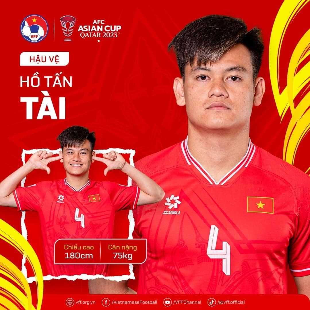 10 tuyển thủ Việt Nam sở hữu chiều cao trên 1m8 tham dự Asian Cup 2023 - Ảnh 4 10 tuyển thủ Việt Nam sở hữu chiều cao trên 1m8 tham dự Asian Cup 2023 - Ảnh 4
