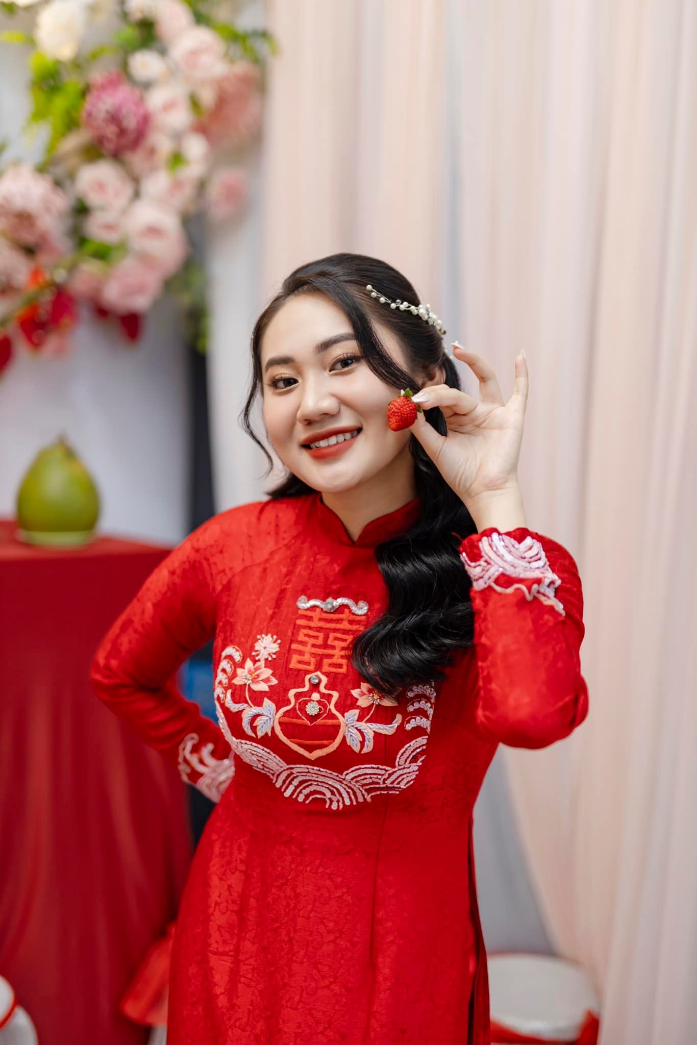 Cô dâu Kiều Trân rạng rỡ trong ngày trọng đại