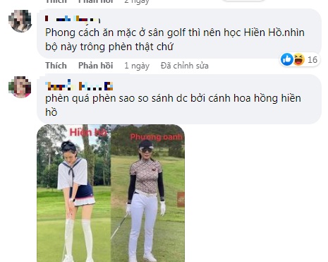 Thậm chí Phương Oanh còn bị so sánh với Hiền Hồ.