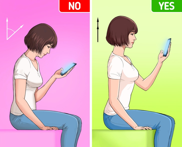 Cơ thể 'khóc thét' nếu bạn dành nhiều thời gian 'dán mắt' vào màn hình điện thoại - Ảnh 6