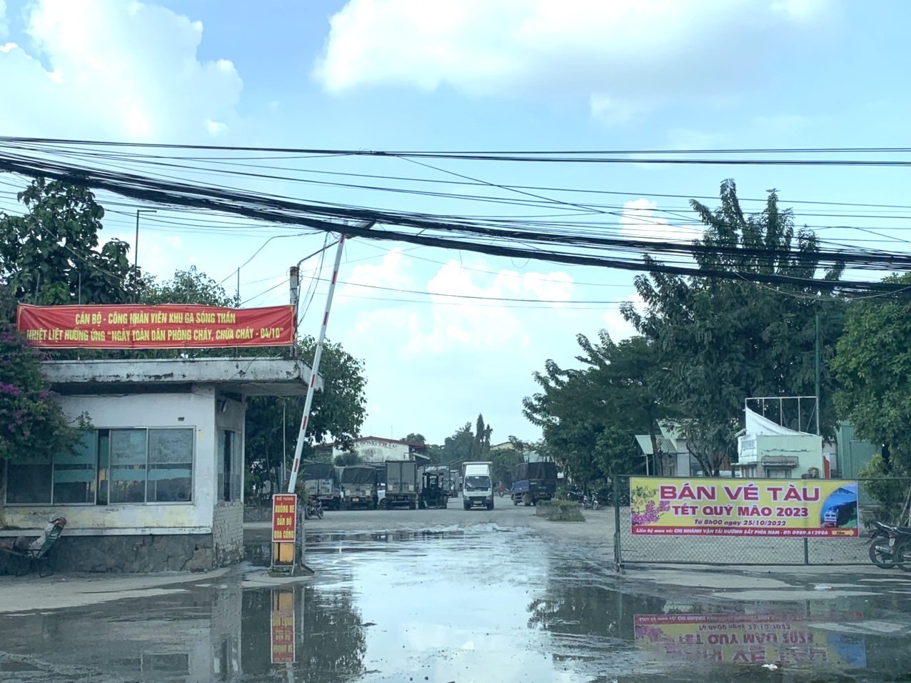 Ga Dĩ An, Bình Dương cũng chuẩn bị phương án bán vé Tết cho người dân.