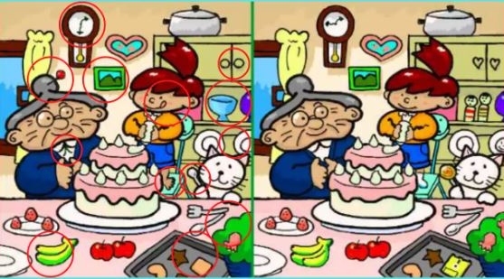 Tìm được 13 điểm khác nhau giữa 2 bức tranh trong 30s, bạn nhất định là thiên tài - Ảnh 2