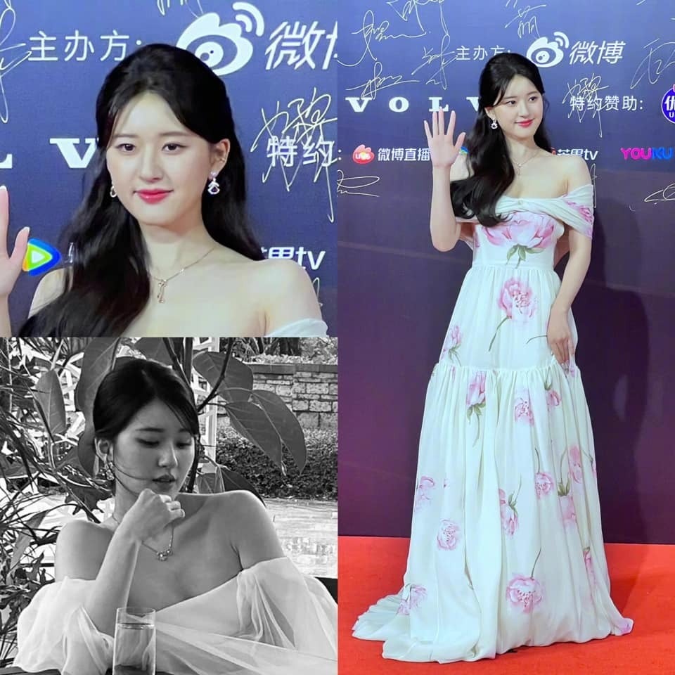 Khoảnh khắc trên thảm đỏ bị chê thậm tệ của Triệu Lộ Tư.