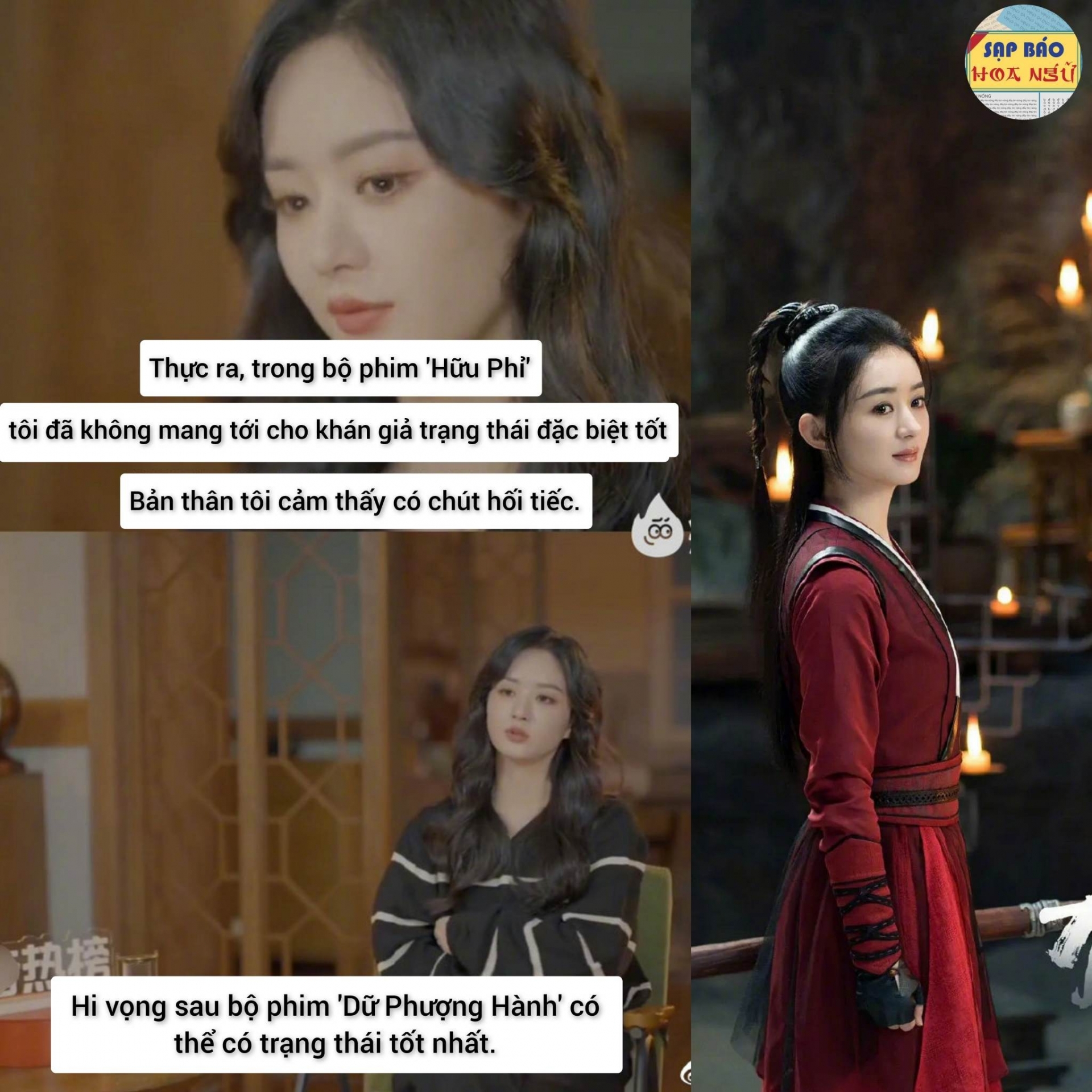 Triệu Lệ Dĩnh nhận lỗi về thất bại của Hữu Phỉ