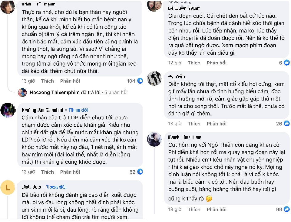 Rất nhiều ý kiến chê bai nét diễn giả trân của 'thần tiên tỷ tỷ'.