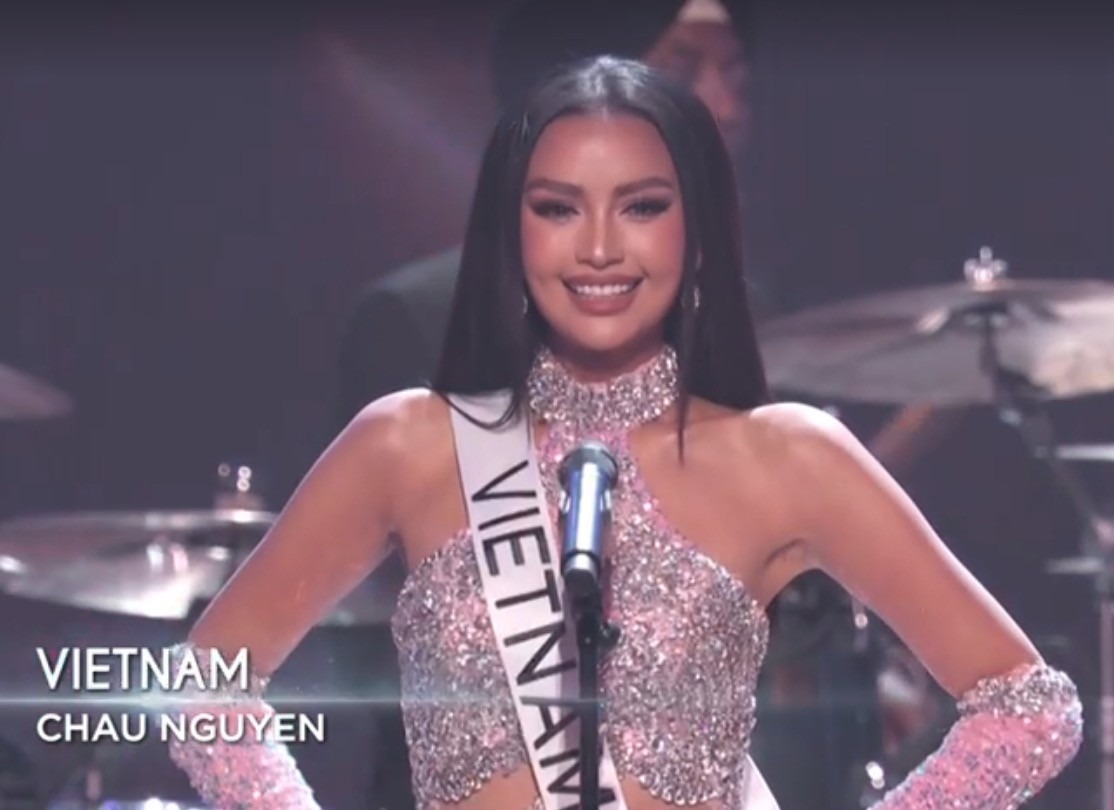 Ngọc Châu có khởi đầu tốt tại đêm Chung kết Miss Universe 2022.